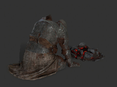 Мертвый рыцарь 3D Модель