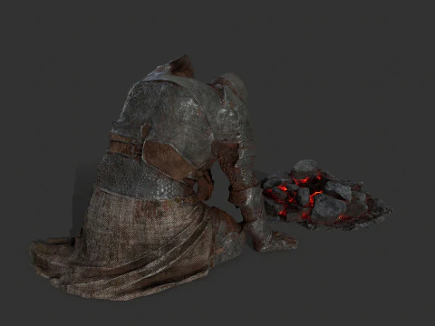 Martwy rycerz Model 3D