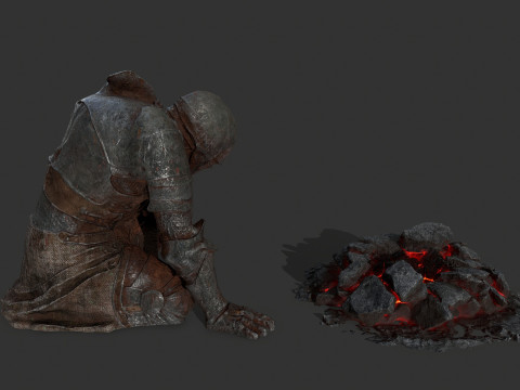 Мертвый рыцарь 3D Модель