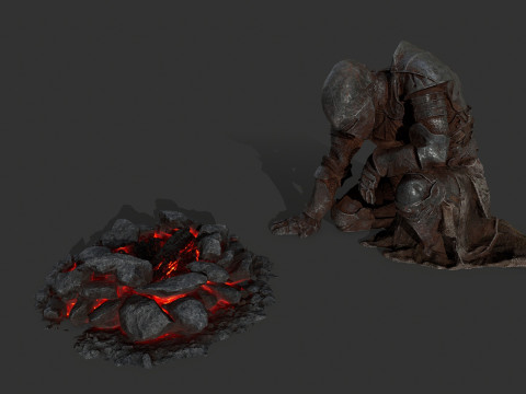 Мертвый рыцарь 3D Модель