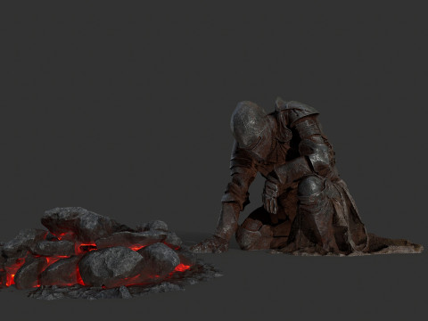 Мертвый рыцарь 3D Модель