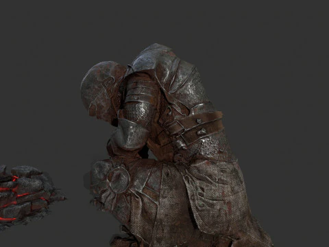 Martwy rycerz Model 3D