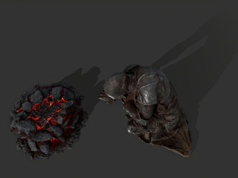 Мертвый рыцарь 3D Модель