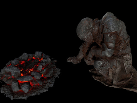 Мертвый рыцарь 3D Модель