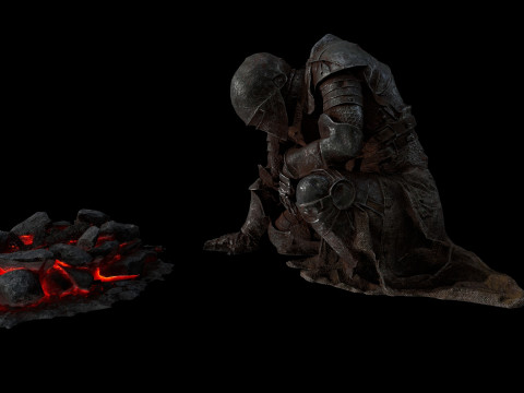 Мертвый рыцарь 3D Модель