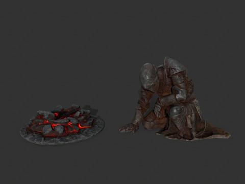 Мертвый рыцарь 3D Модель