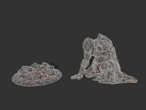 Мертвый рыцарь 3D Модель