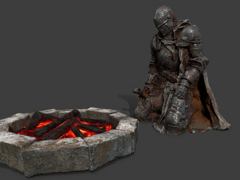 黑暗骑士 3D 模型