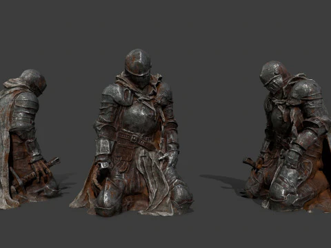 Mroczny rycerz Model 3D