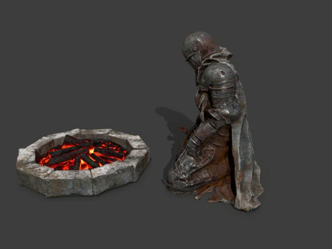 Mroczny rycerz Model 3D