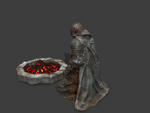 Mroczny rycerz Model 3D