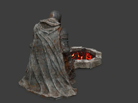 Mroczny rycerz Model 3D