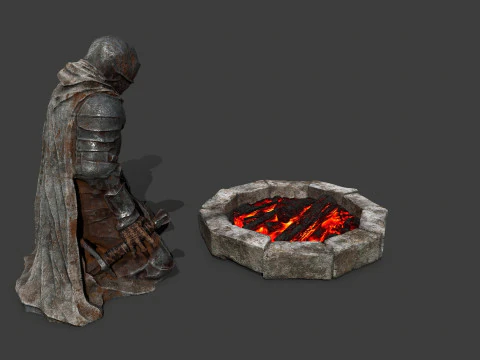 Mroczny rycerz Model 3D