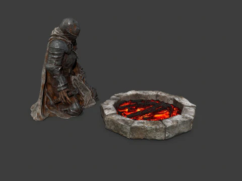 Mroczny rycerz Model 3D