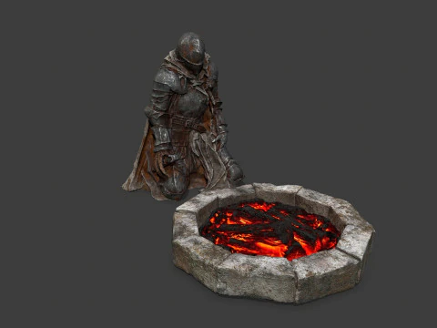 Mroczny rycerz Model 3D