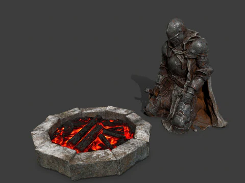 Mroczny rycerz Model 3D