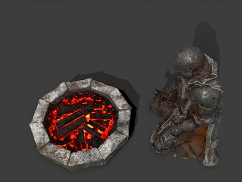 Mroczny rycerz Model 3D