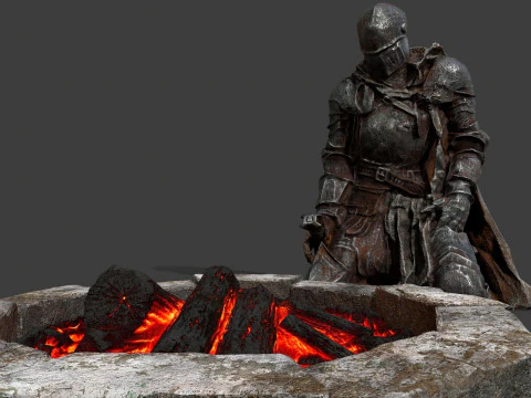 Mroczny rycerz Model 3D