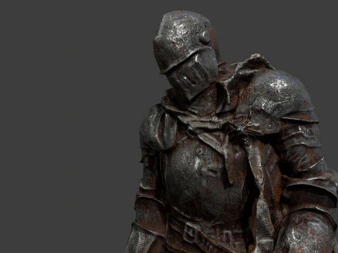 Mroczny rycerz Model 3D