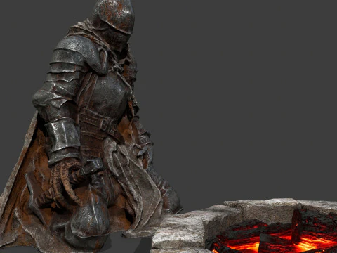 Mroczny rycerz Model 3D