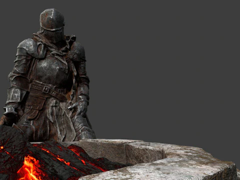 Mroczny rycerz Model 3D