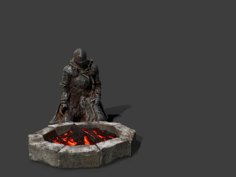 Mroczny rycerz Model 3D