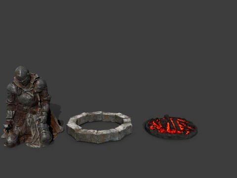 Mroczny rycerz Model 3D