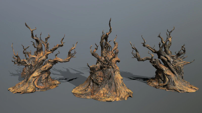 árbol oscuro Modelo 3D .c4d .max .obj .3ds .fbx .stl .blend