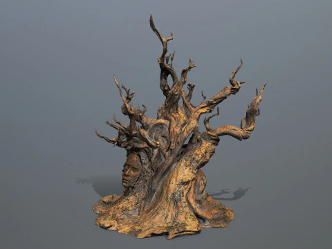 &aacute;rbol oscuro Modelo 3D