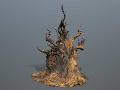 Темное дерево 3D Модель