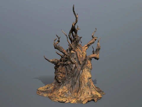 &aacute;rbol oscuro Modelo 3D