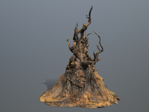 Темное дерево 3D Модель
