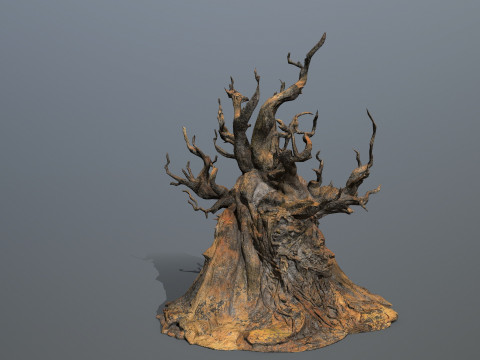 Темное дерево 3D Модель