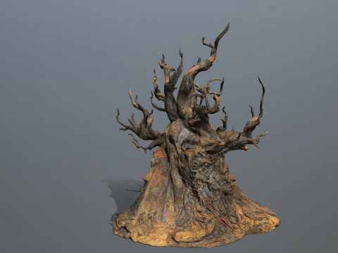 &aacute;rbol oscuro Modelo 3D