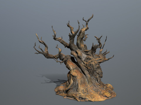 Темное дерево 3D Модель