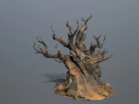 &aacute;rbol oscuro Modelo 3D