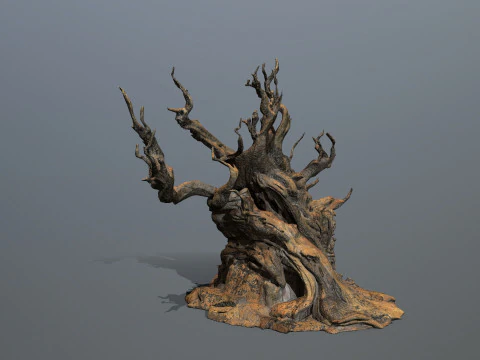 &aacute;rbol oscuro Modelo 3D