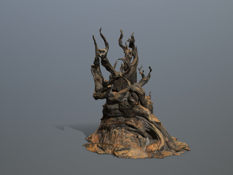 Темное дерево 3D Модель