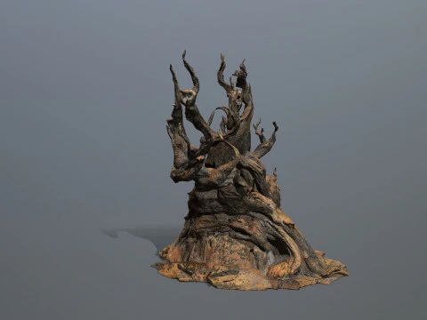 &aacute;rbol oscuro Modelo 3D