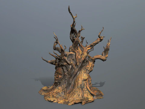 &aacute;rbol oscuro Modelo 3D