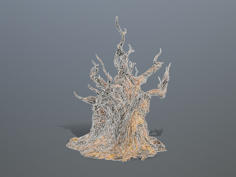 Темное дерево 3D Модель