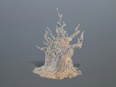 &aacute;rbol oscuro Modelo 3D