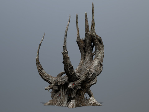 Dark Throne 3D Model