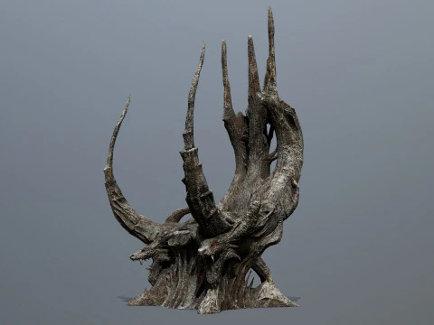 Dark Throne 3D Model