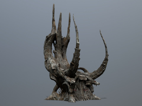 Dark Throne 3D Model