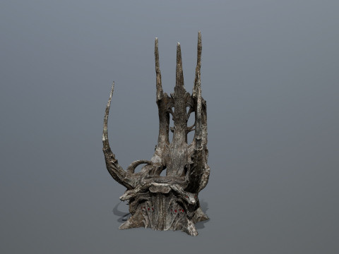 Dark Throne 3D Model