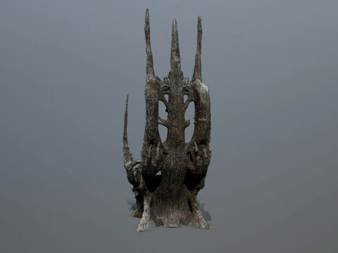 Dark Throne 3D Model