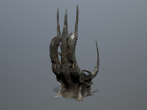 Dark Throne 3D Model