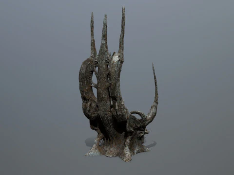 Dark Throne 3D Model