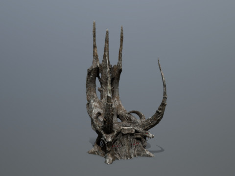 Dark Throne 3D Model